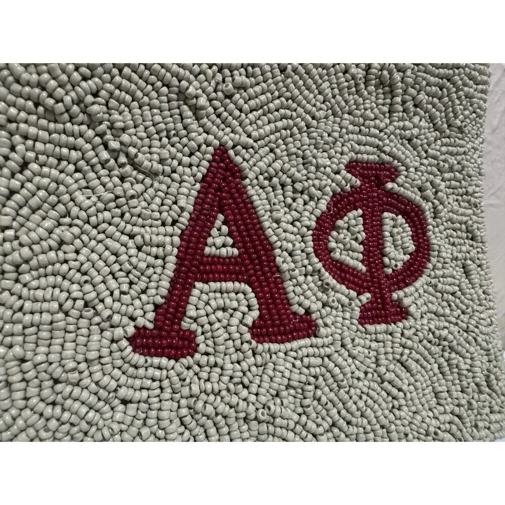 Beaded Coin Purse Alpha Phi Sorority NEW